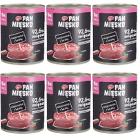 Pan Mięsko mokra karma dla szczeniąt 6 x 800g Wieprzowina Kaczka
