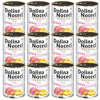 DOLINA NOTECI Premium Pure karma mokra dla psa indyk ziemniaki 12 x 400g