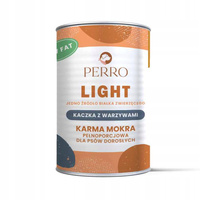 Perro LIGHT Monobiałkowa karma mokra dla psa Kaczka z warzywami 400g