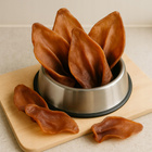 GACZOO 100% Naturalny przysmak dla psa Ucho Wieprzowe Duże XL 20 sztuk smakołyk