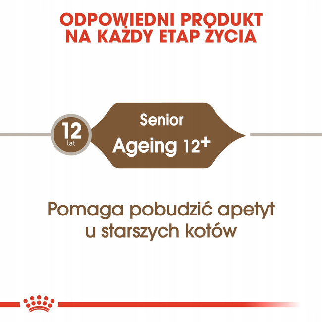ROYAL CANIN Ageing +12 karma sucha dla kotów dojrzałych 0,4 kg
