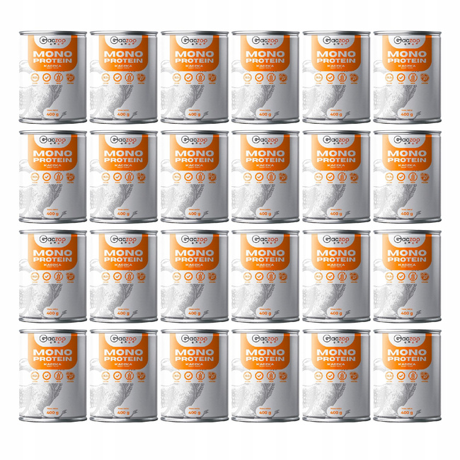 Mokra karma monobiałkowa dla psa Gaczoo MONO PROTEIN Kaczka 24 x 400g 