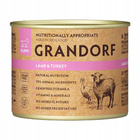 GRANDORF PUPPY karma mokra dla szczeniąt Jagnięcina Indyk 6 x 200g Bezzbożowa