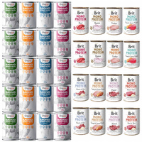 BRIT Gaczoo MONO PROTEIN monobiałkowa karma mokra psa mix smaków 36 x 400g