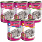 BENEK Chunks Karma mokra dla kota mix smaków 5 x 415g Bezzbożowa