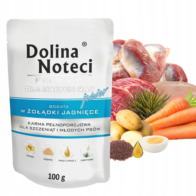 Dolina Noteci Junior mokra karma dla szczeniąt 8 x 100g Mix
