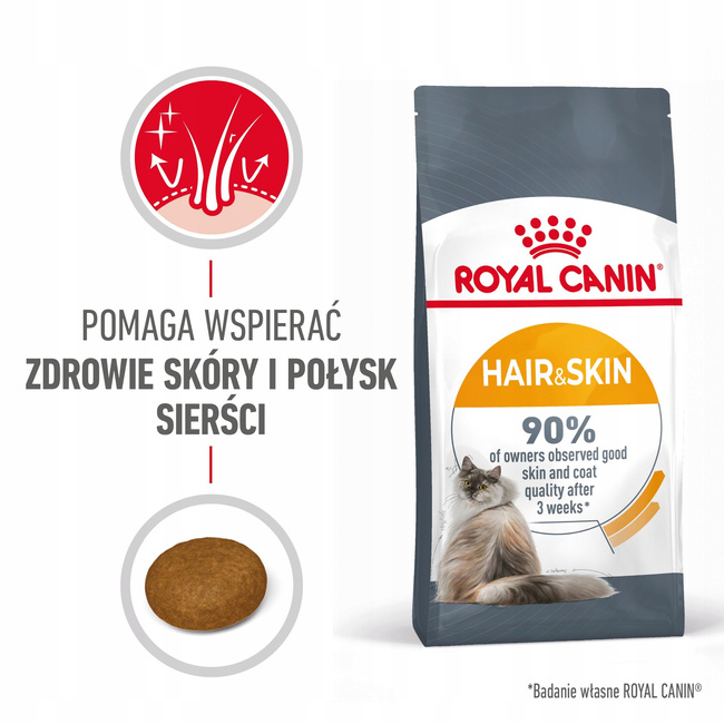 ROYAL CANIN Feline Care Nutrition Relaunch - Hair & Skin Care - Dry 0,4 kg