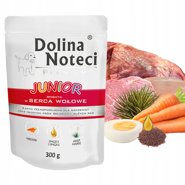 Dolina Noteci Premium Junior mokra karma dla szczeniąt 3 x 300g mix