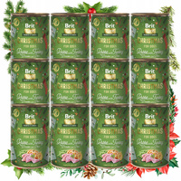 BRIT CHRISTMAS Mono Protein Królik mokra karma dla psa 12 x 400g