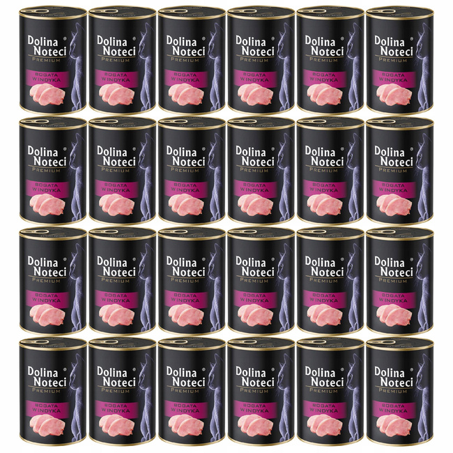 DOLINA NOTECI Premium Mokra karma dla kota Indyk 24 x 400g