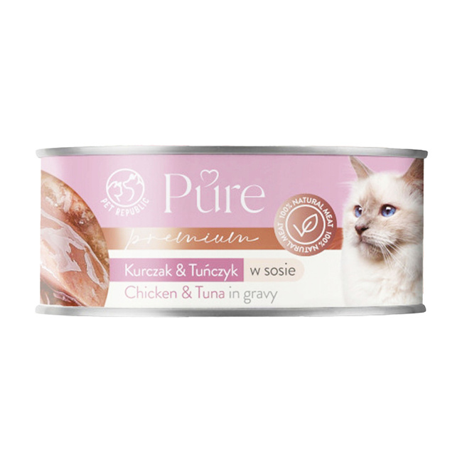 PET REPUBLIC Pure karma mokra dla kota Kurczak Tuńczyk 80g