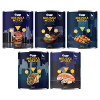 Gaczoo Miejska Miska bezzbożowa karma mokra dla psa mix smaków 5 x 800g