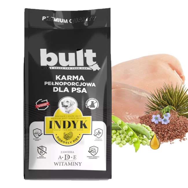 BULT Zdrowa KARMA Sucha dla psa Indyk 3 kg
