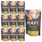 DOLINA NOTECI RAFI Karma mokra dla psa Przepiórka 10 x 500g Bezzbożowa