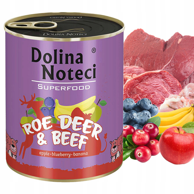 Dolina Noteci Superfood mokra karma dla psa 18 x 800g Mix