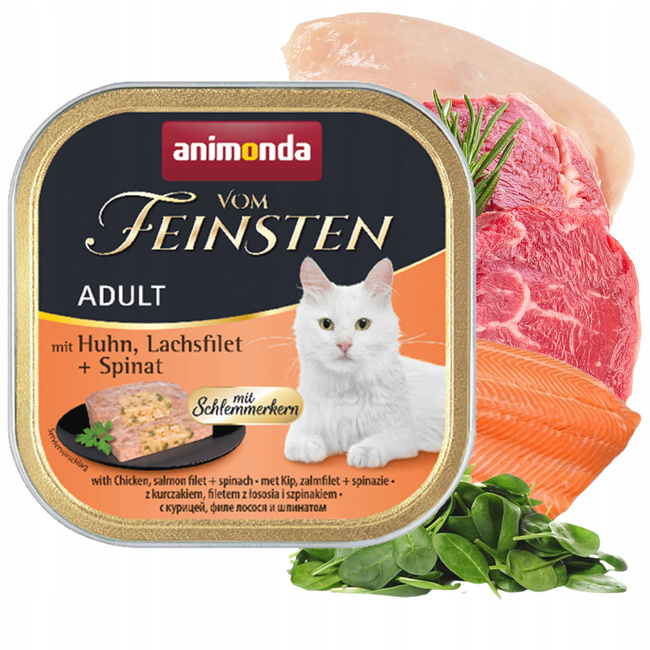 ANIMONDA Vom Feinsten mokra karma dla kota 30 x 100g Mix smaków