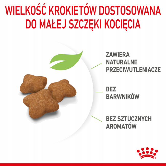 ROYAL CANIN Kitten Sterilised karma sucha dla kociąt sterylizowanych 2 kg