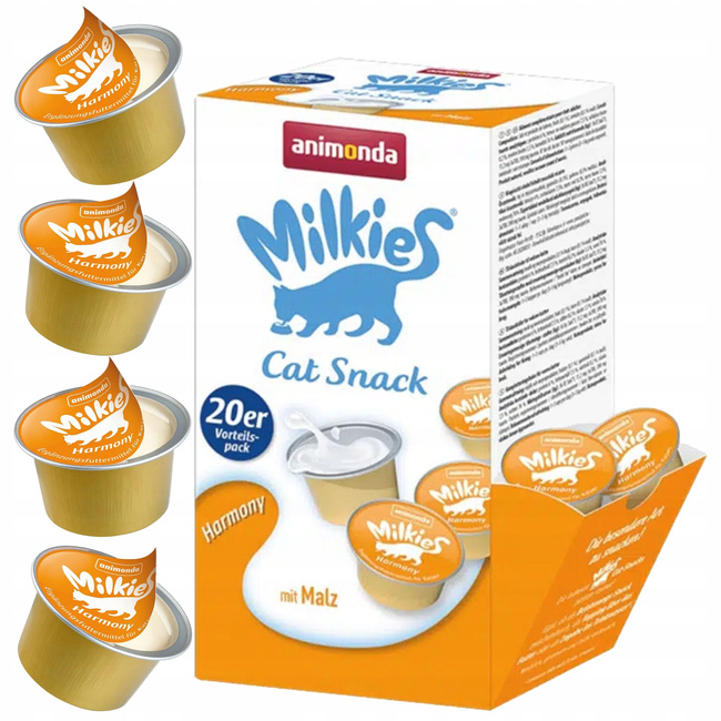 Animonda przekąska dla kota Milkies 120 x 15g mix