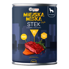Gaczoo Miejska Miska bezzbożowa karma mokra dla psa Stek Wołowy 400g