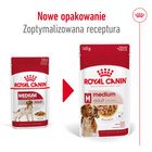 ROYAL CANIN Medium Adult karma mokra w sosie dla psów dorosłych 10 x 140 g