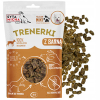 Syta Micha trenerki dla psa sarna 80g naturalny przysmak