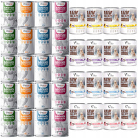 Raw Paleo Gaczoo MONO PROTEIN karma mokra dla psa mix smaków 36 x 400g