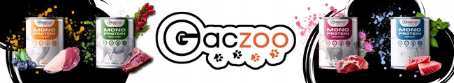 Mokra karma monobiałkowa dla psa Gaczoo MONO PROTEIN Dzik 12 x 400g