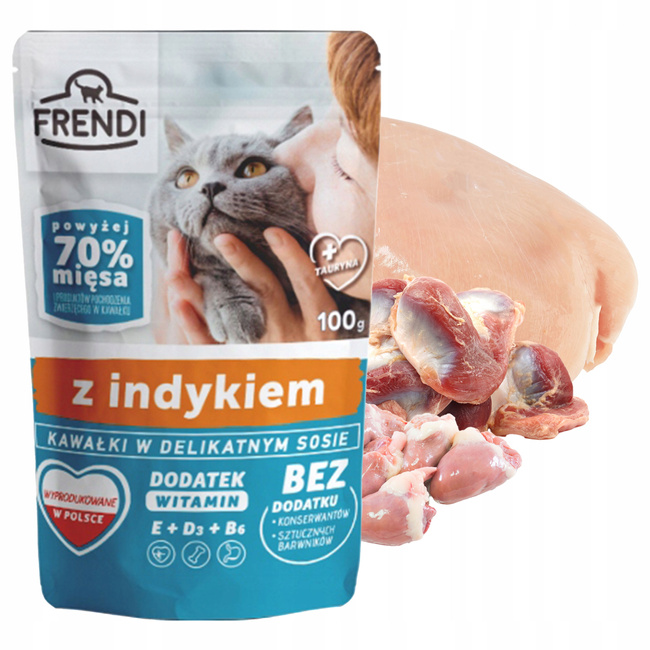 Frendi mokra karma dla kota 24 x 100g Mix