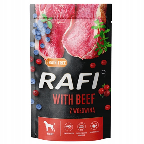 RAFI TUF TUF Karma mokra dla psa MIX SMAKÓW 24 x 500g
