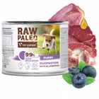 RAW PALEO PUPPY Duoprotein Mix Smaków karma dla szczeniąt mokra 8 x 200g