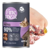 PET REPUBLIC FINE MEAT karma mokra dla kota kawałki w sosie Indyk 400g