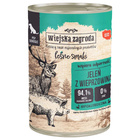 WIEJSKA ZAGRODA Leśne smaki Karma mokra dla psa Jeleń Wieprzowina 400g Bezzbożowa
