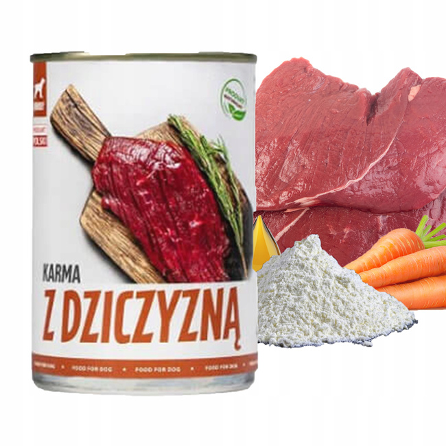 TUF TUF Karma mokra dla psa Dziczyzna 12 x 400g