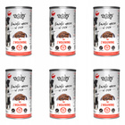 TUF TUF Karma mokra dla psa KAWAŁKI W SOSIE Wołowina 6x1250g