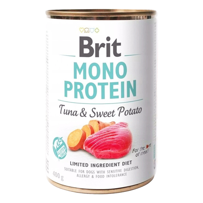 BRIT MONO Karma mokra dla psa Tuńczyk Batat 400g