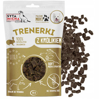 Syta Micha trenerki dla psa królik 80g naturalny przysmak