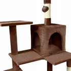 Drapak dla kota Gaczoo duży wieża legowisko brązowy 55 x 45 x 143 cm