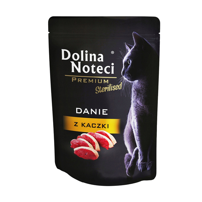 Dolina Noteci Premium Danie mokra karma dla kota 85g Kaczka