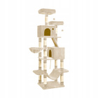 Drapak dla kota Gaczoo wysoki wieża legowisko beżowy 60 x 50 x 206 cm