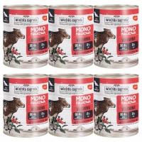 WIEJSKA ZAGRODA Monobiałkowa Wołowina karma mokra dla psa 6 x 800g