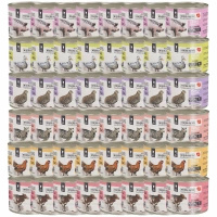 WIEJSKA ZAGRODA MONO Karma kota MIX Smaków 48 x 200g