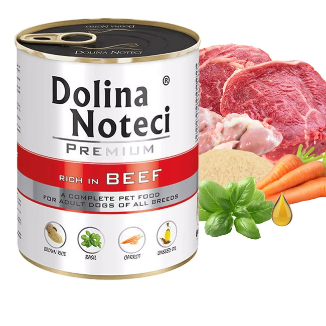 Dolina Noteci Premium mokra karma dla psa 800g Wołowina