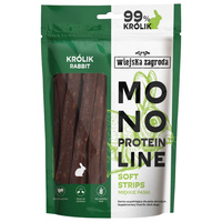 WIEJSKA ZAGRODA MONOPROTEIN Królik paski przysmak smakołyk dla psa 100g