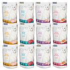 DOLINA NOTECI PIPER Karma mokra dla kota mix smaków 12 x 100g Bezzbożowa