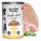 TUF TUF Karma mokra dla psa KAWAŁKI W SOSIE MIX smaków 6 x 415g