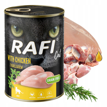 RAFI CAT Dolina Noteci Karma mokra dla kota Kurczak 400g bezzbożowa