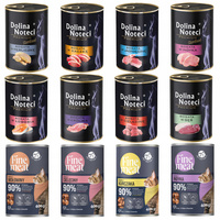 DOLINA NOTECI FINE MEAT Mokra karma dla kota Mix Smaków 12 x 400g