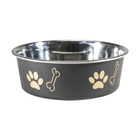 BARRY KING MISKA Antypoślizgowa Czarna Nadruk 0,7l