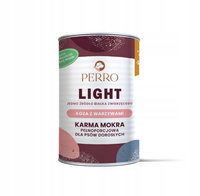 Perro LIGHT Monobiałkowa karma mokra dla psa Koza z warzywami 400g