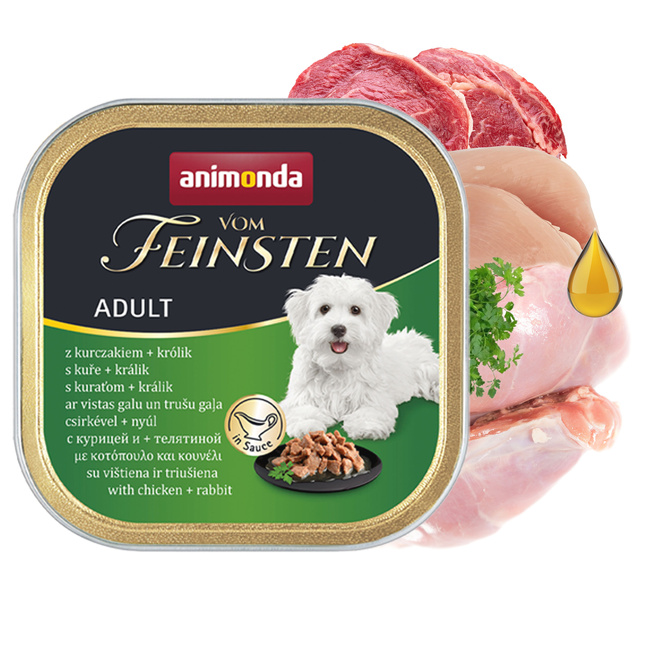 ANIMONDA Vom Feinsten Sos mokra karma dla psa Mix Smaków 6 x 150g